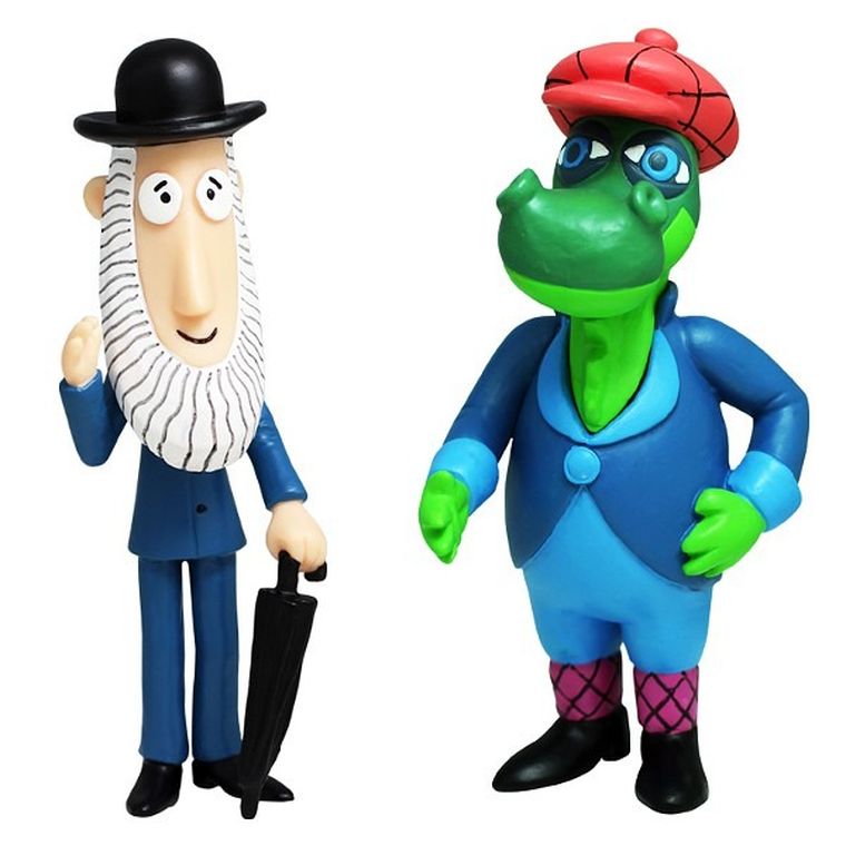 Baltazar Gąbka, Zestaw figurek, Smok Wawelski i profesor