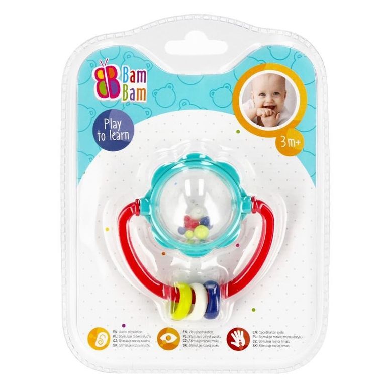 Bam Bam, grzechotka, kwiatuszek