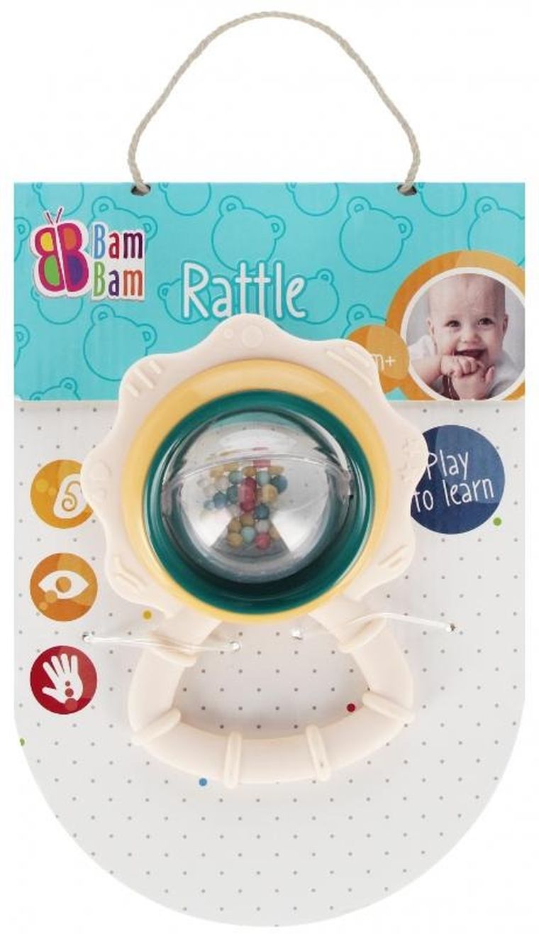 Bam Bam, grzechotka, kwiatuszek