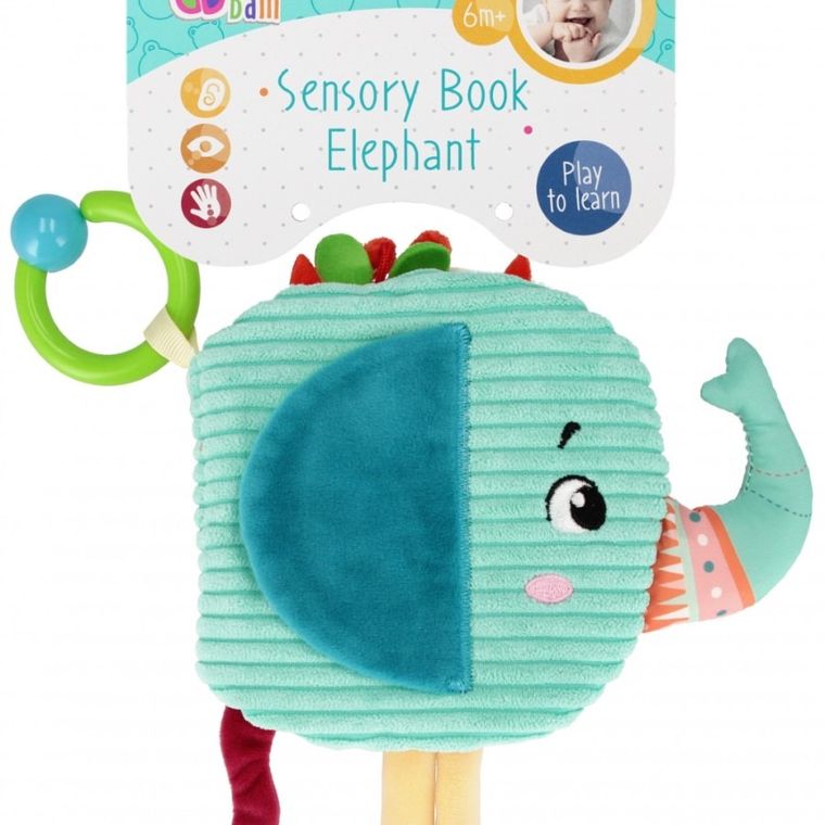 Bam Bam, książeczka sensoryczna, miękka