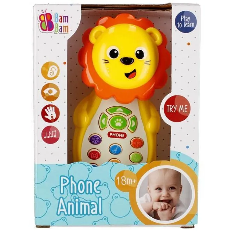 Bam Bam, Muzyczny telefonik, Lew, zabawka interaktywna