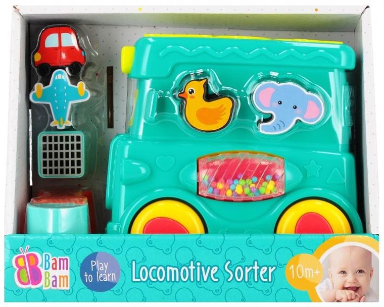 Bam Bam, sorter, intraktywna lokomotywa