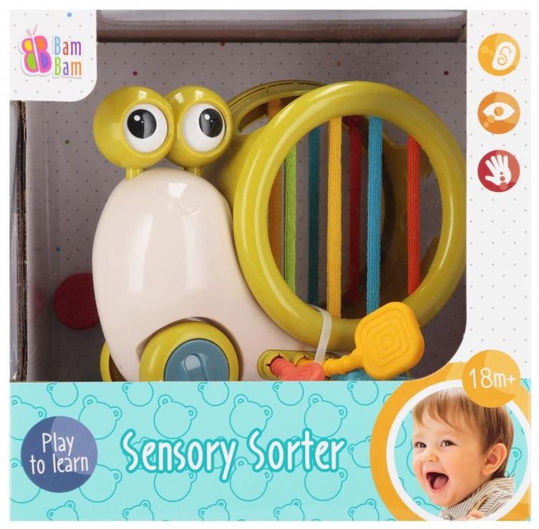 Bam bam, sorter sensoryczny, ślimak