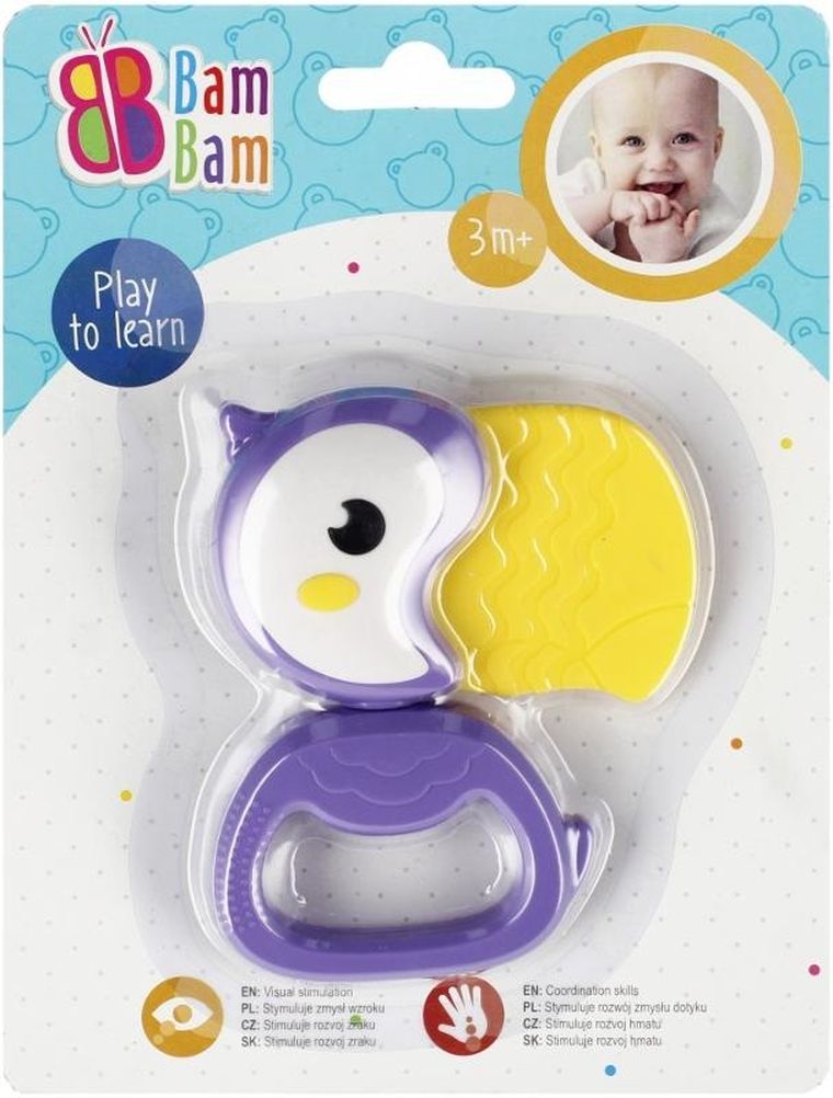 Bam Bam, tukan, grzechotka