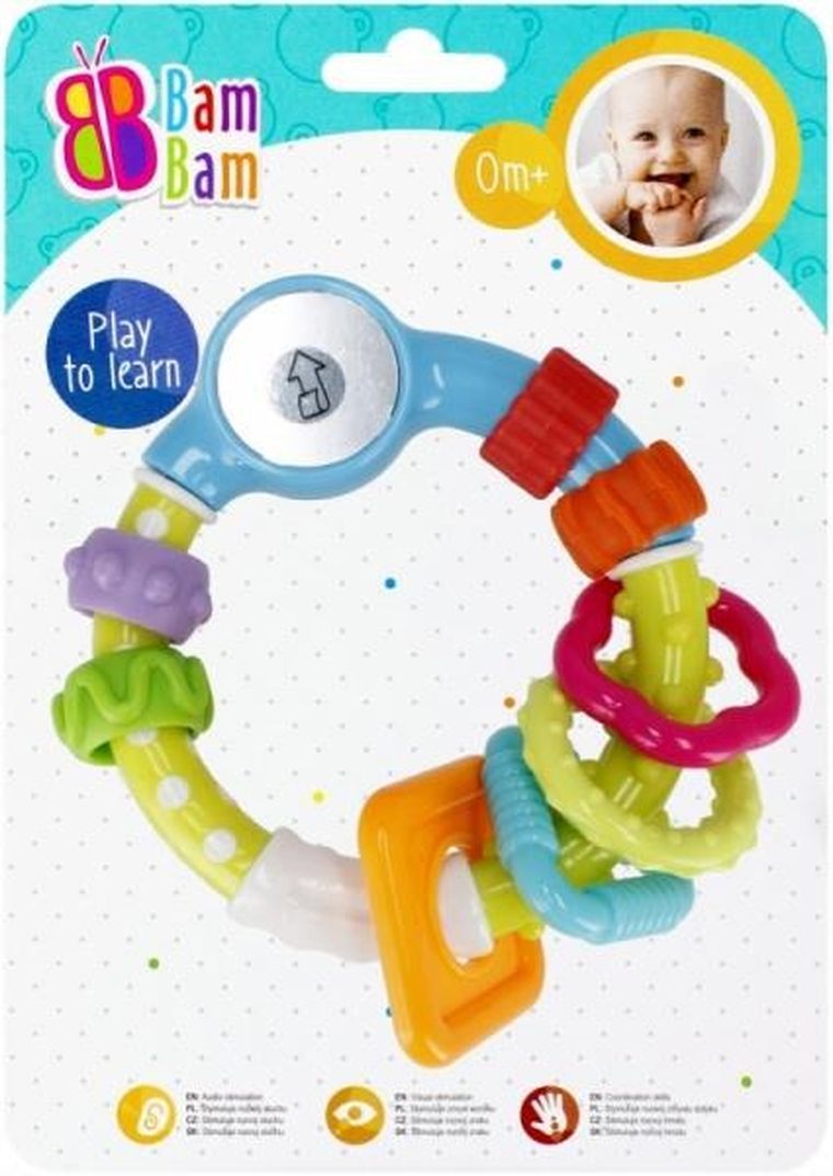 BamBam, grzechotka, Lusterko