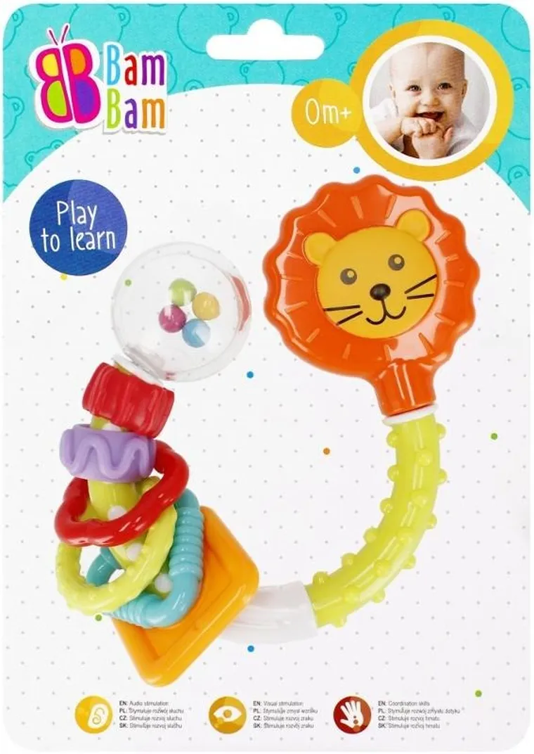 BamBam, grzechotka, lwiątko