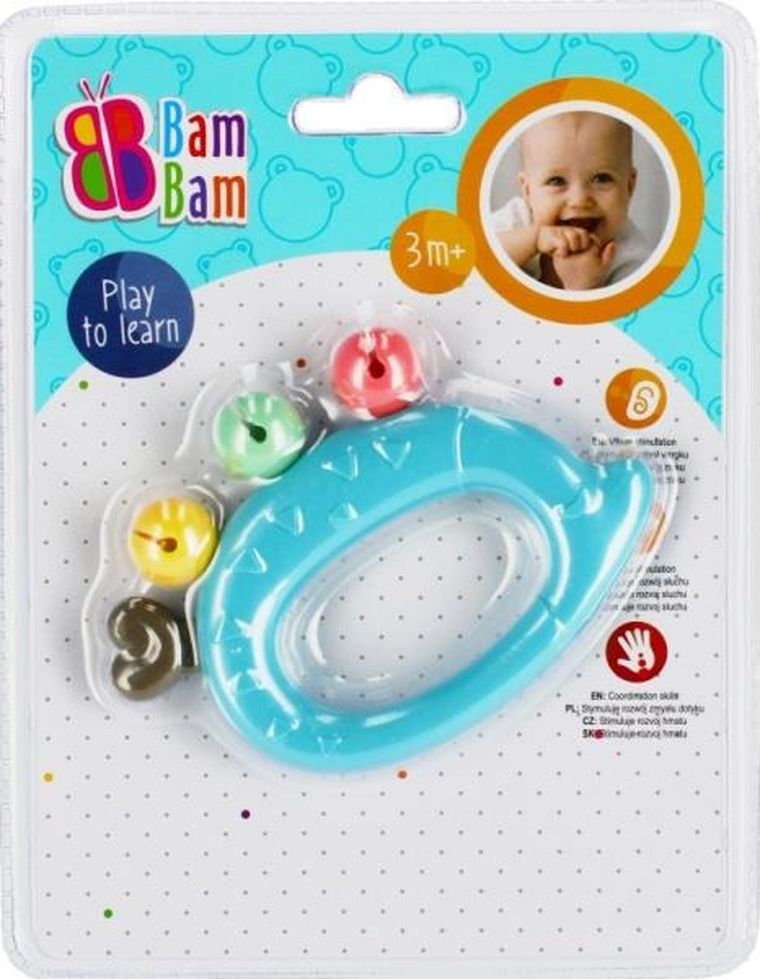 BamBam, jeżyk, grzechotka-gryzak