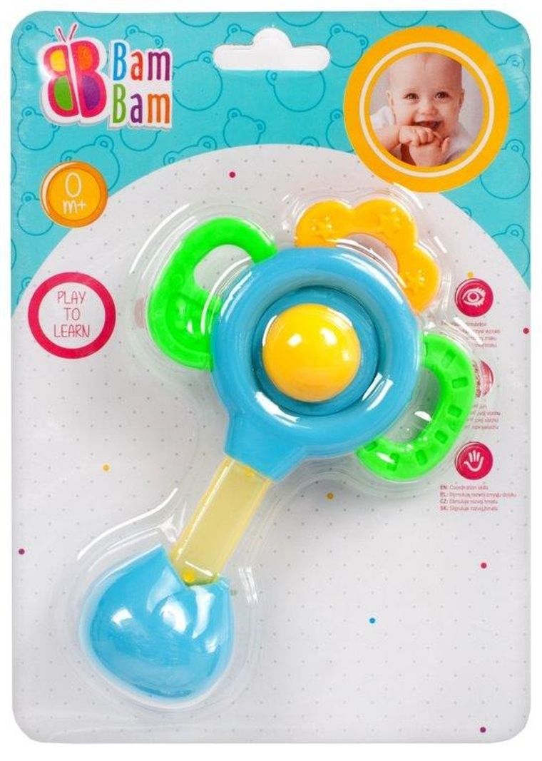 BamBam, kwiatek, grzechotka