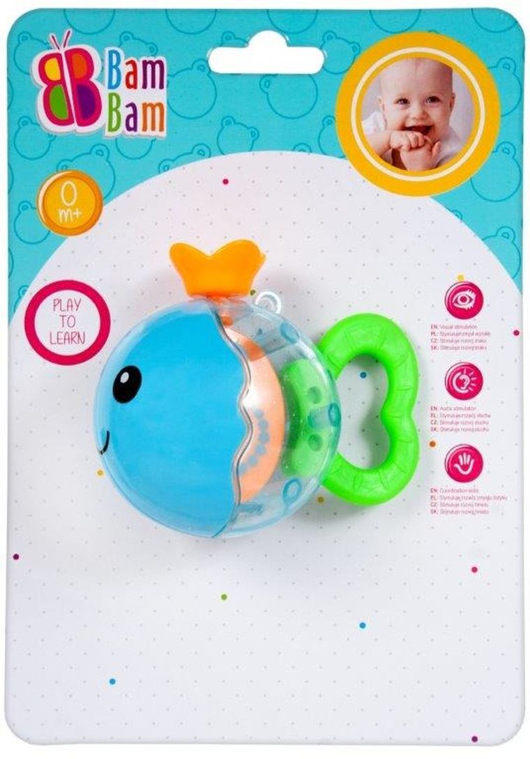 BamBam, ryba, grzechotka