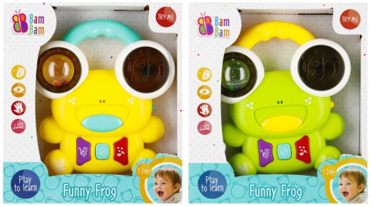 BamBam, zabawka muzyczna, żabka