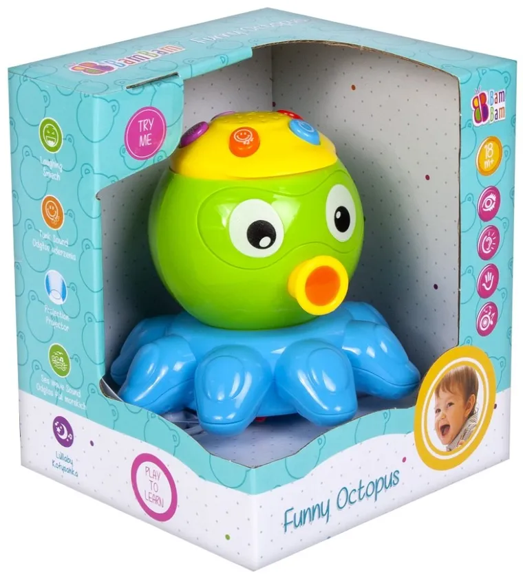 BamBam, zabawna ośmiornica