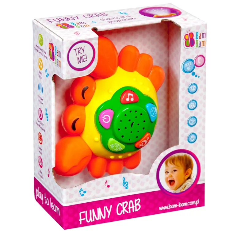 BamBam, zabawny krab