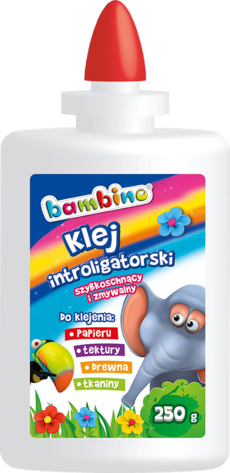 Bambino, klej introligatorski, mini zoo, 250 g