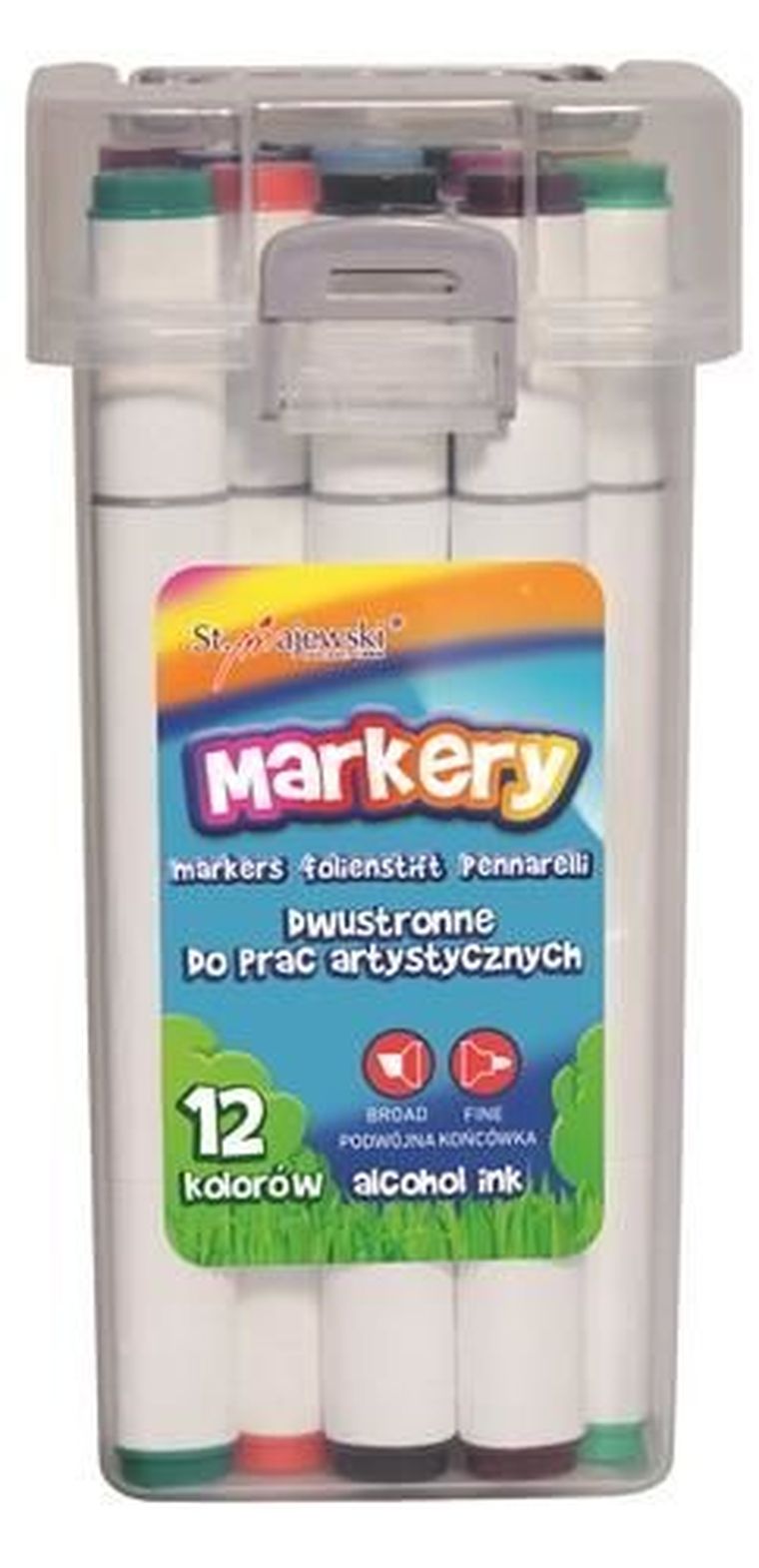 Bambino, markery do prac artystycznych, 12 kolorów