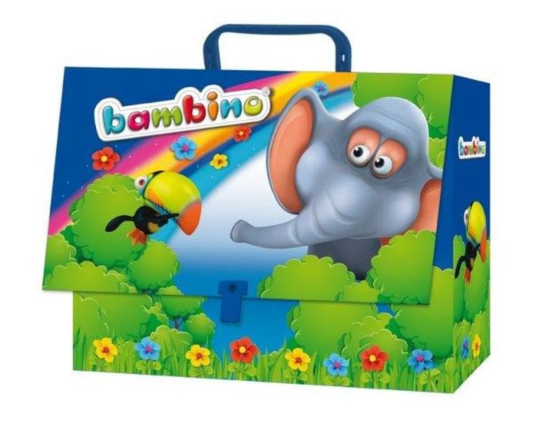 Bambino, Mini Zoo, teczka z rączką, A4, 1 szt.
