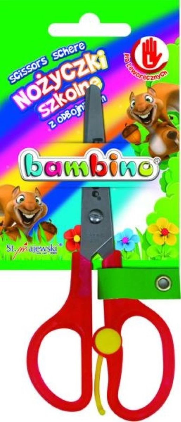 Bambino, nożyczki dla leworęcznych, mini zoo