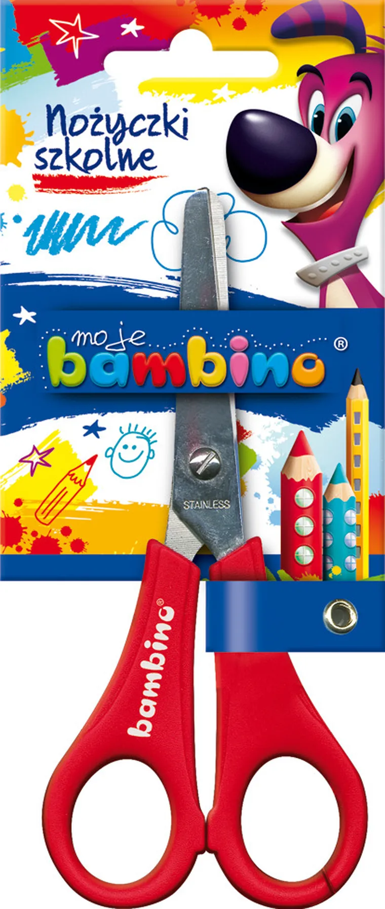 Bambino, nożyczki z podziałką