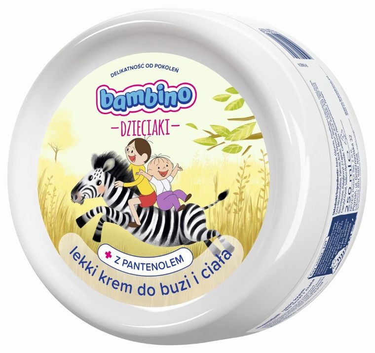 Bambino, Plaża, lekki krem do buzi i ciała, 250 ml
