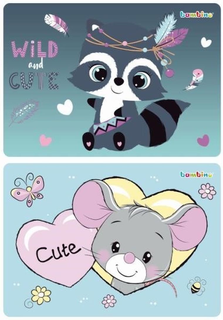 Bambino, podkład laminowany A3