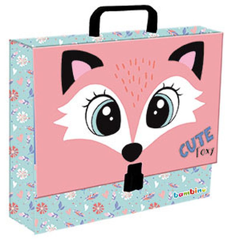 Bambino, teczka z rączką, A4, Fox, 1 szt.