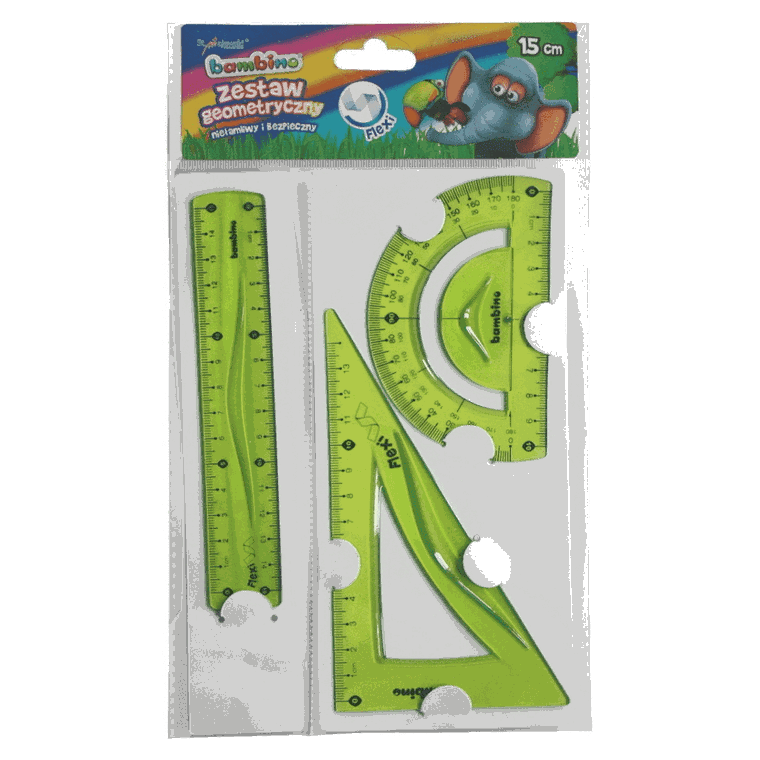 Bambino, zestaw geometryczny, 3 elementy, 15 cm