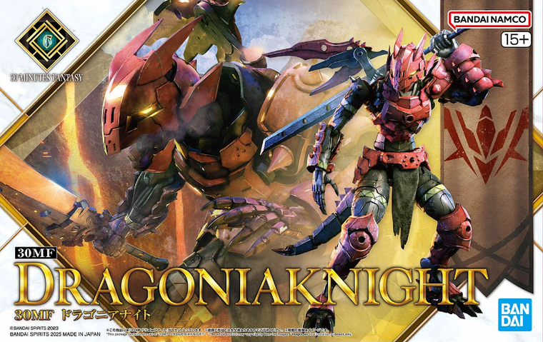 Bandai, 30 Minutes Fantasy, Dragonia Knight, model kolekcjonerski do składania