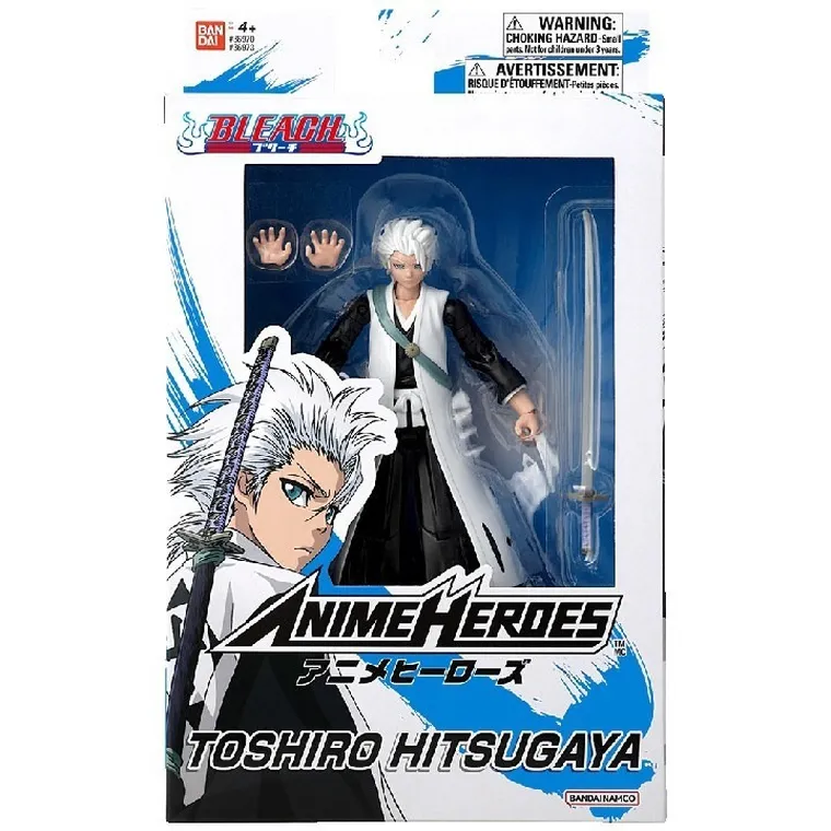 Bandai, Anime Heroes, Bleach, Toshiro Hitsugaya, figurka kolekcjonerska
