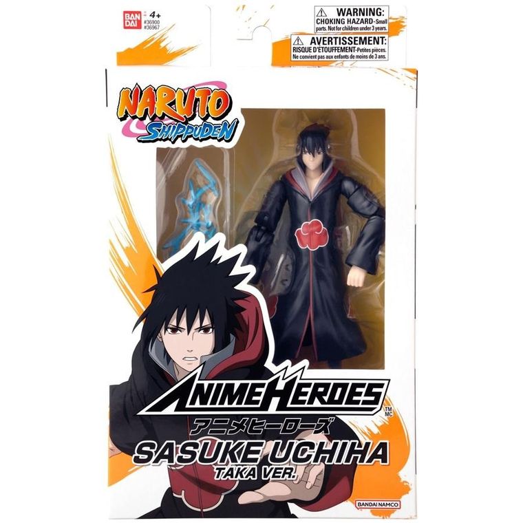 Bandai, Anime Heroes, Naruto Shippuden, Uchiha Sasuke Taka, figurka kolekcjonerska
