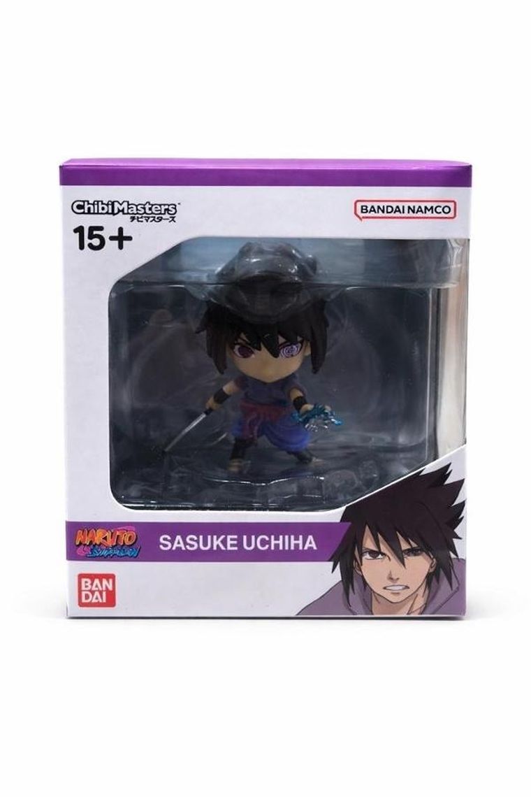 Bandai, Chibi Masters, Naruto Wave 2, Sasuke Uchiha, figurka kolekcjonerska