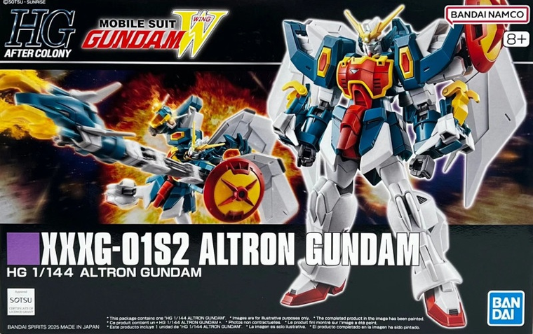 Bandai, HG After Colony, XXXG-01S2 Altron Gundam, model kolekcjonerski do składania, 1:144