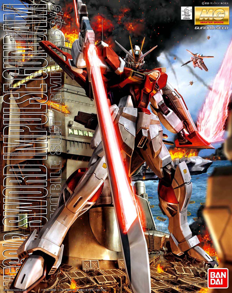 Bandai, MG, Sword Impulse Gundam Bl, model kolekcjonerski do składania, 1:100