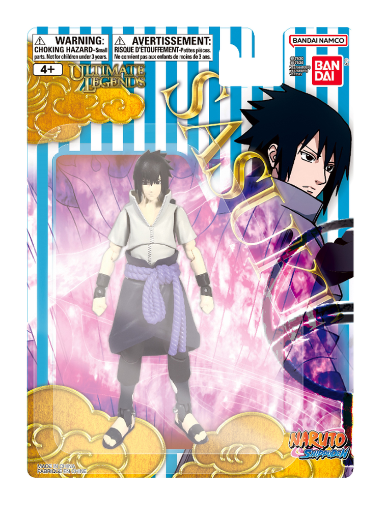 Bandai, Ultimate Legends, Naruto, Uchiha Sasuke, Shippuden, figurka kolekcjonerska