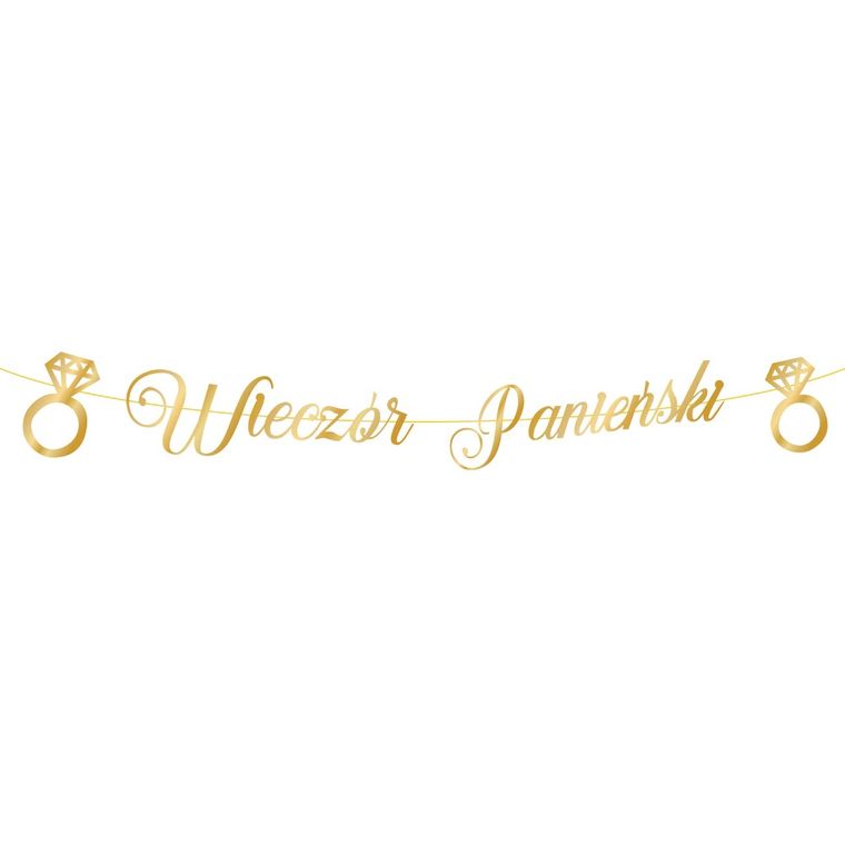 Baner, Wieczór Panieński, złoty, 150 cm