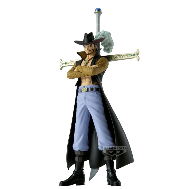 Banpresto, One Piece DXF The Grandline Series Extra, Dracule Mihawk, figurka kolekcjonerska