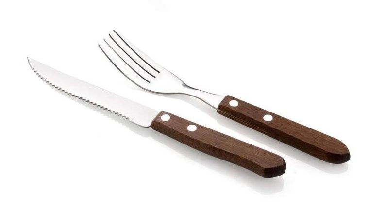 Banquet, zestaw sztućców do steków i pizzy, 12 szt.