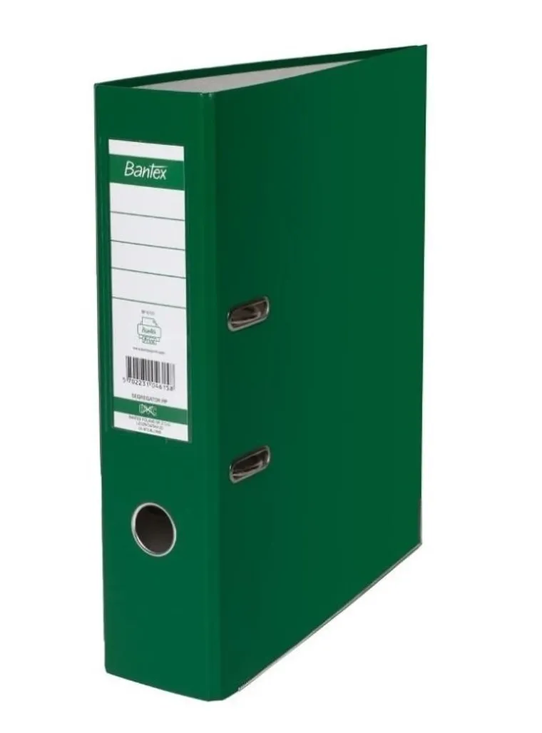 Bantex, segregator A4, 8 cm, XXL, zielony