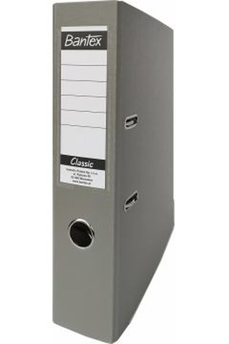 Bantex, segregator dźwigniowy A4, szary, 75 mm