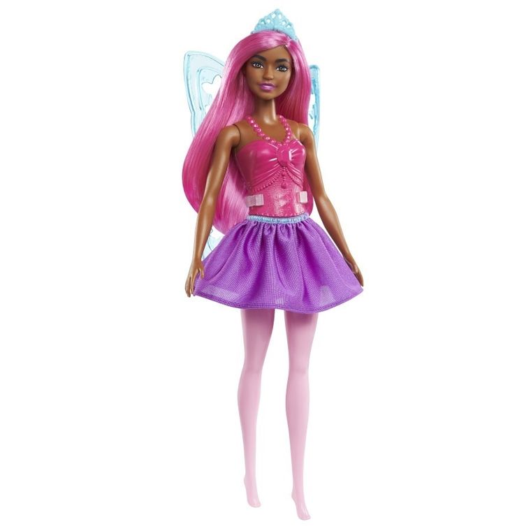 Barbie, Dreamtopia, lalka wróżka, różowe włosy