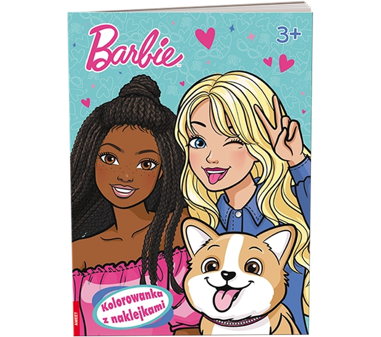 Barbie. Kolorowanka z naklejkami