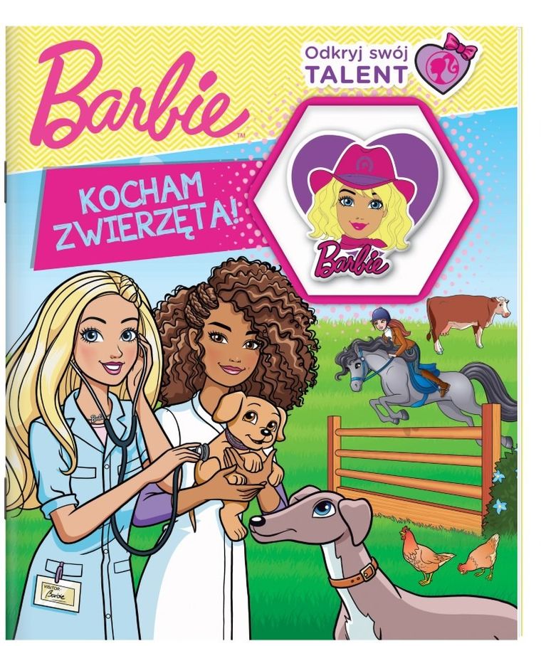 Barbie. Odkryj swój talent. Kocham zwierzęta!