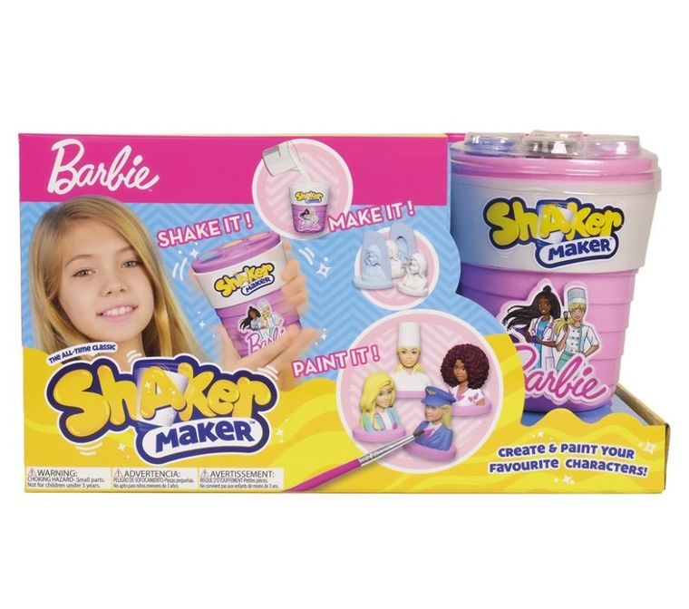 Barbie, Shaker Maker, zestaw kreatywny do tworzenia i malowania figurek