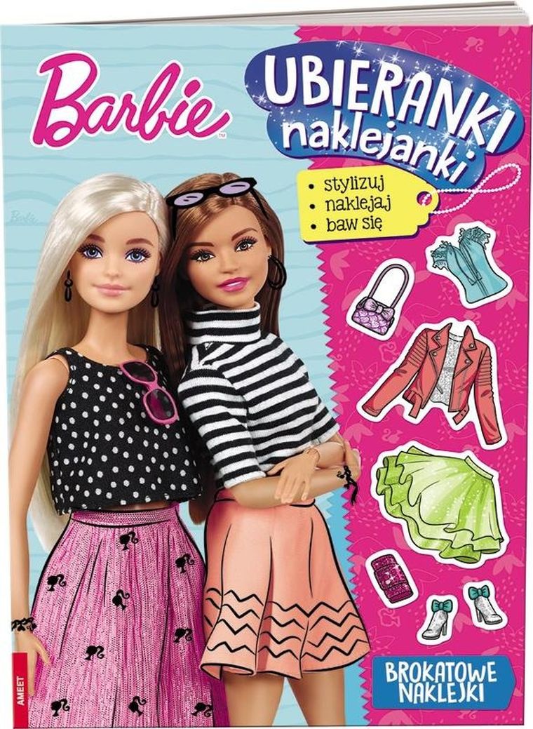 Barbie. Ubieranki naklejanki