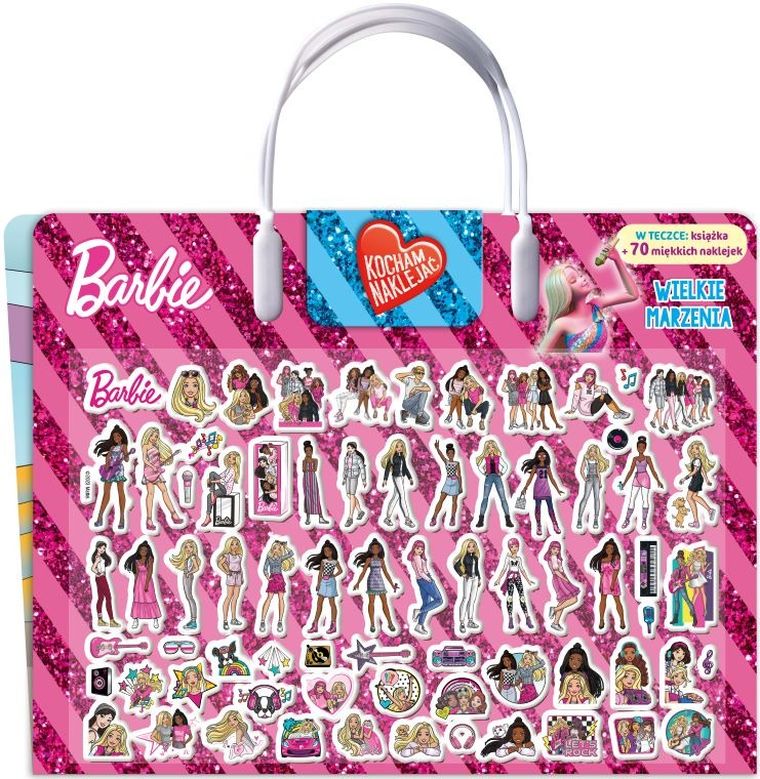 Barbie. Wielkie marzenia. Kocham naklejać