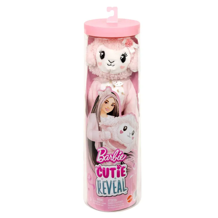 Barbie x Care Bears, Cutie Reveal, Troskliwe Misie, lalka owieczka