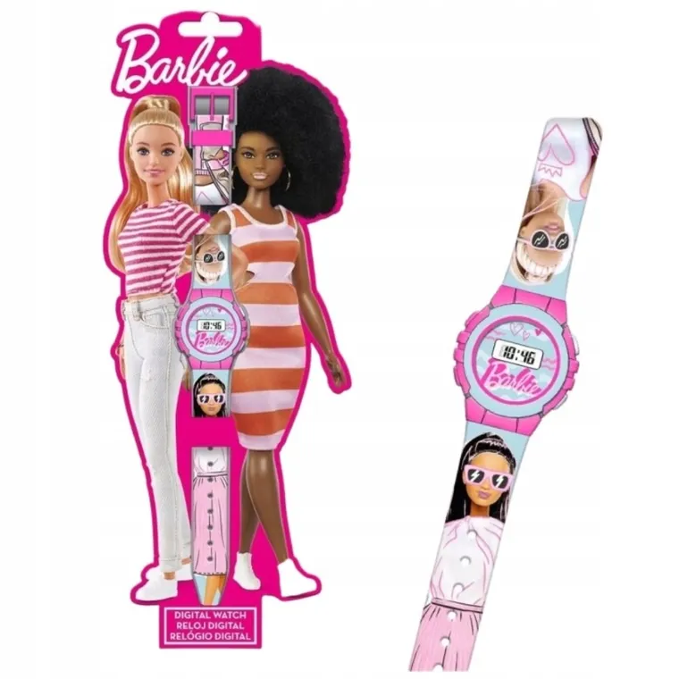 Barbie, zegarek cyfrowy