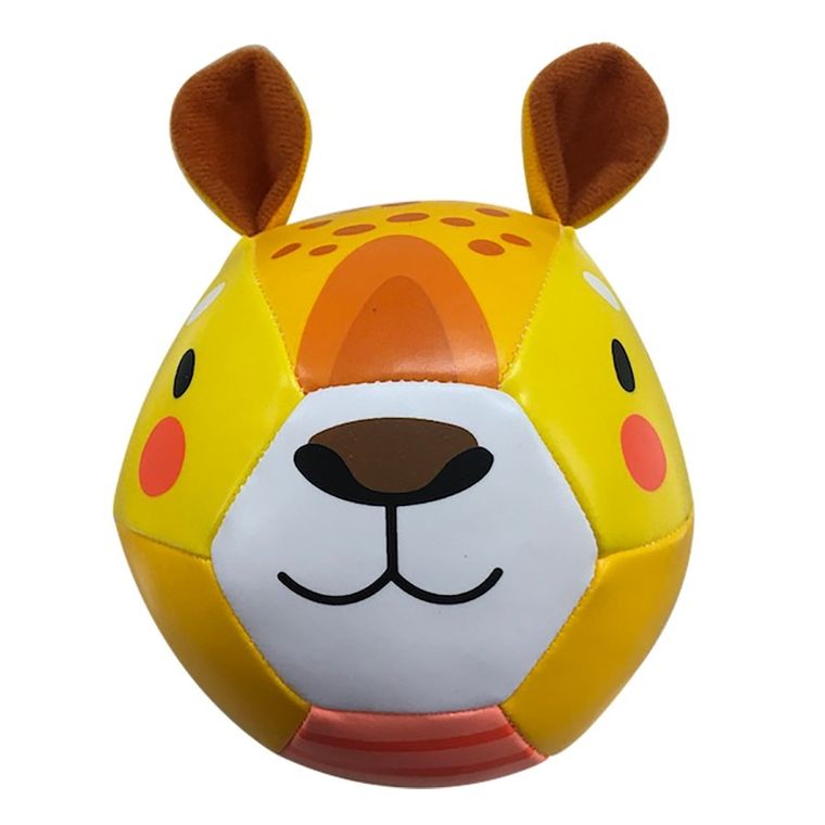 Barbo Toys, Bobo, miękka piłka z uszkami, Lampart