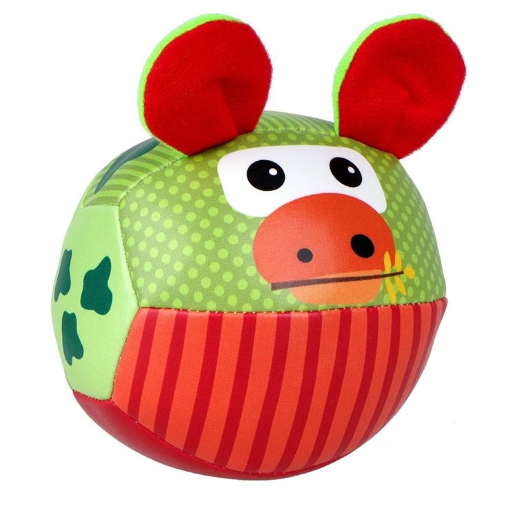 Barbo Toys, Krowa, miękka piłka z uszkami