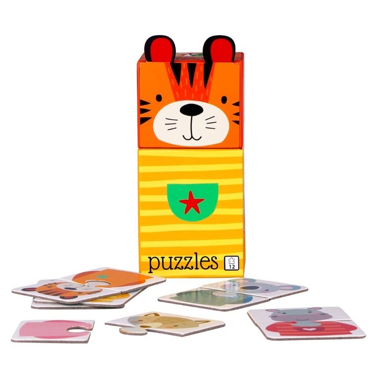 Barbo Toys, Zwierzątka, Bobo, puzzle, 6-2 elementy