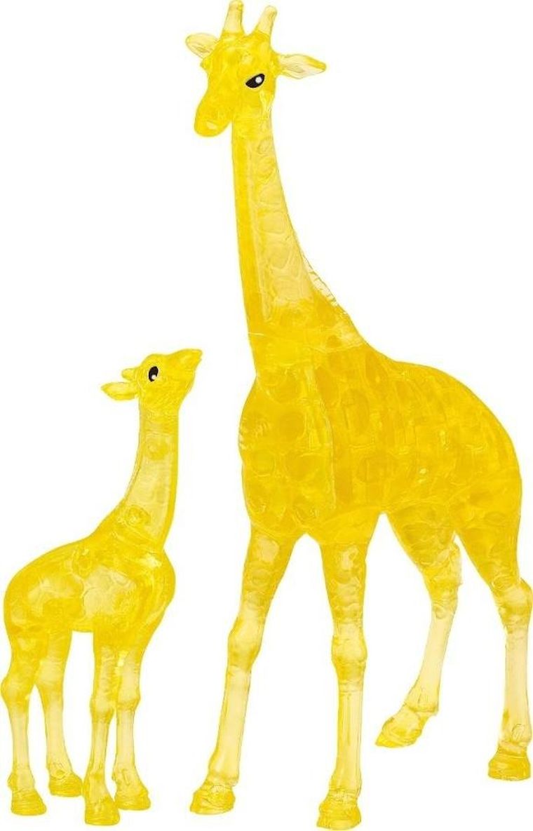 Bard, Crystal, Żyrafy, puzzle 3D, 38 elementów