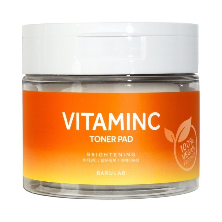 Barulab, The Clean Vegan, płatki tonizujące z witaminą C, 160g